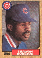 1987 Topps Baseball Cards      346     Shawon Dunston